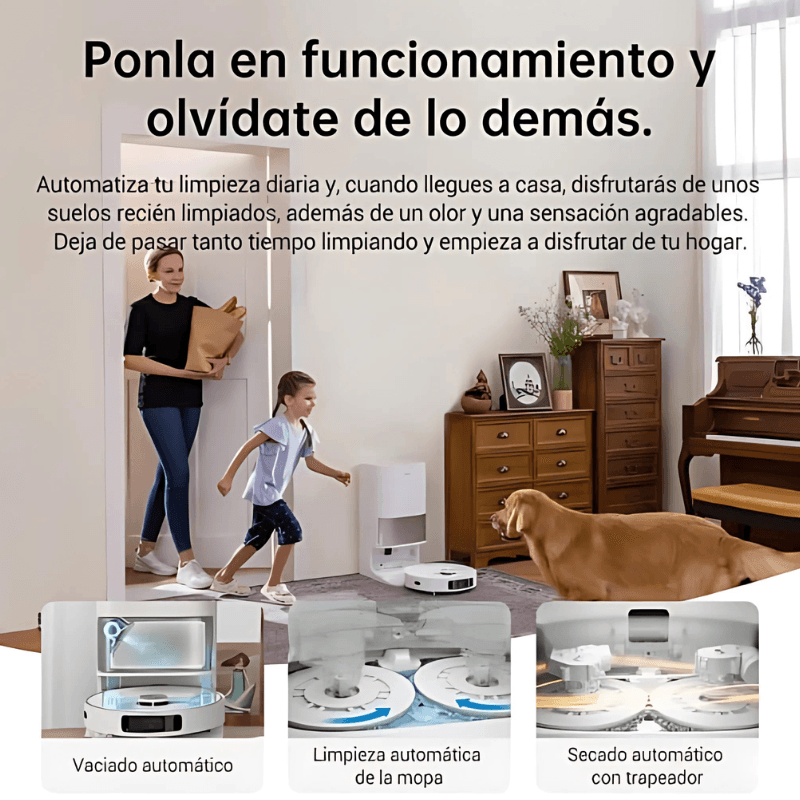 Aspirador Dreame L10s Ultra Gen 2 Branco com limpeza de mopas