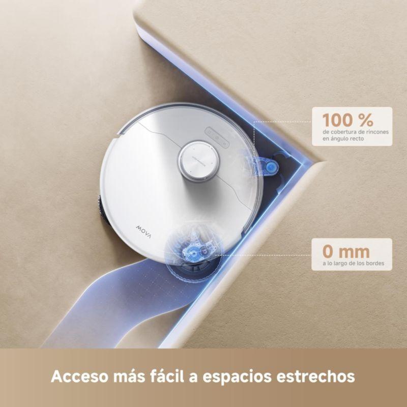 Dreame Mova P50 Pro Ultra con alcance hasta ángulos de 90 grados