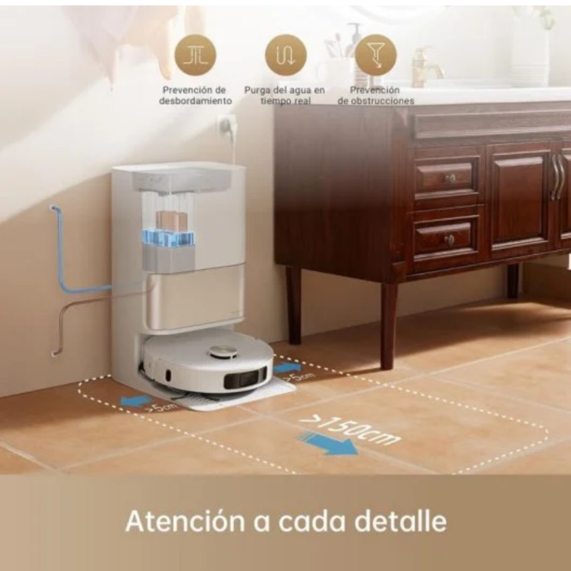 Kit de conexión automática Dreame RAW6 con control de desbordamientos