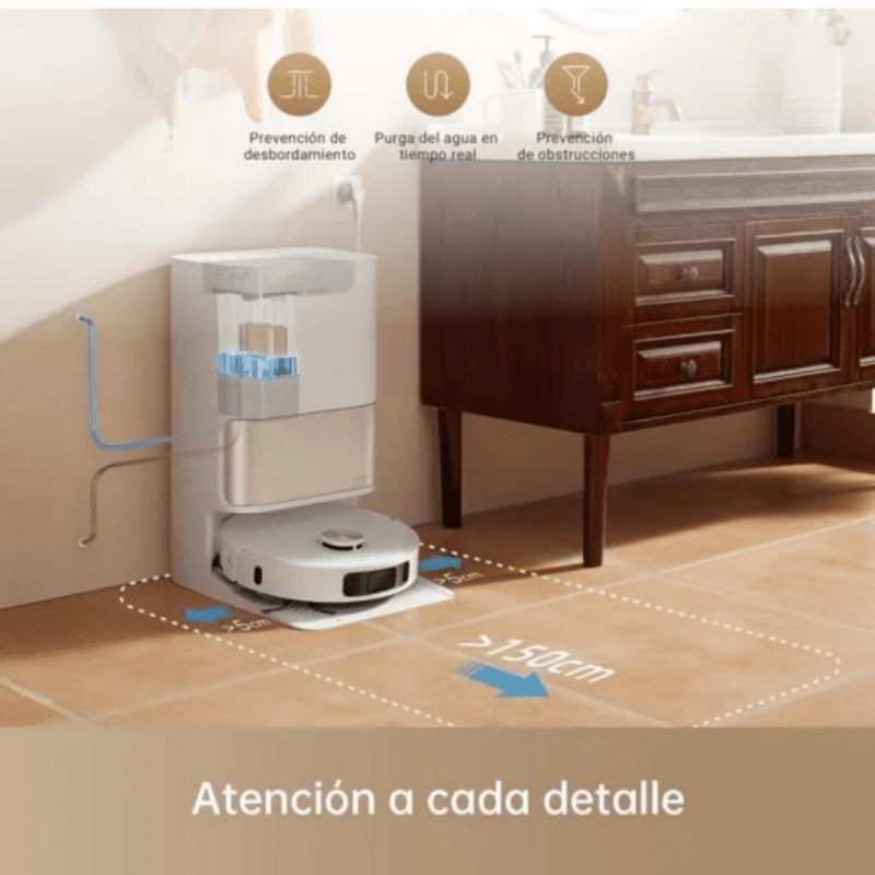 Kit de conexión automática Dreame RAW6 con control de desbordamientos