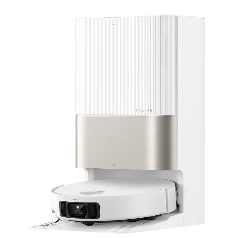 Dreame X50 Ultra Complete Blanco - Robot Aspirador imagen lateral derecho con base de carga