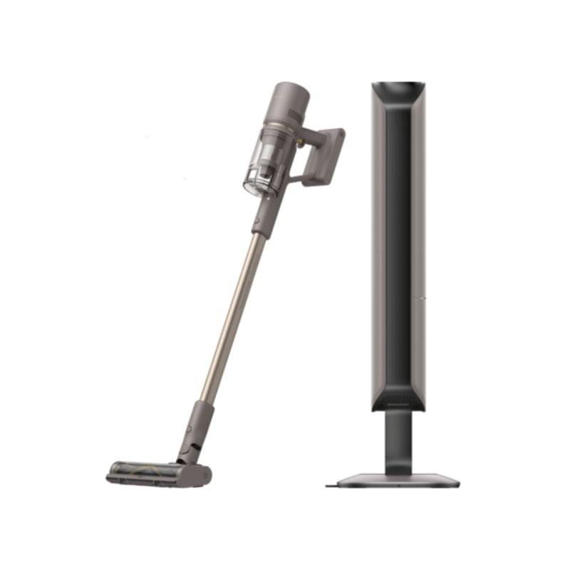 Dreame Z10 Bege junto à base de carga