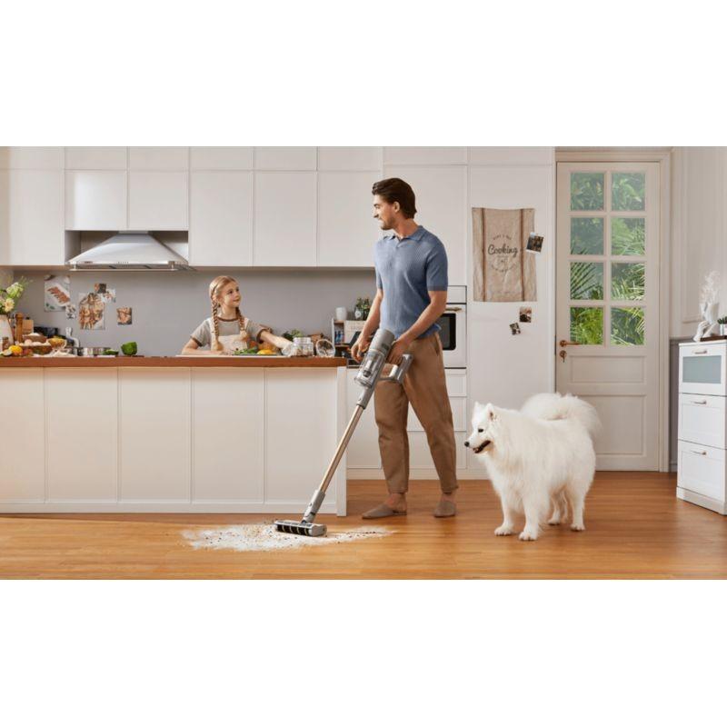 Dreame Z10 Bege com sistema de filtragem multicamada