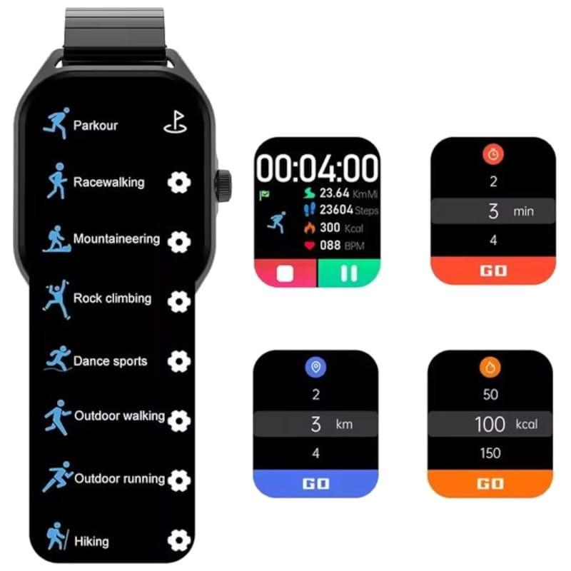 Modos esportivos de DT NO.1 DT99 Preto - Relógio inteligente