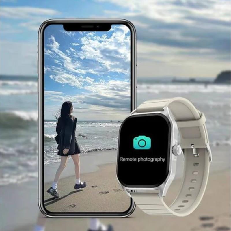 Câmeras de DT NO.1 DT99 Prata - Relógio inteligente