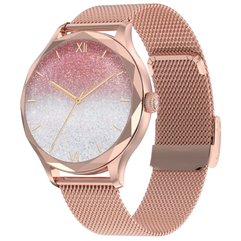 DT NO.1 DT Diamond Dorado con Correa Metálica - Reloj inteligente