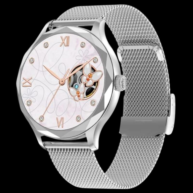 DT NO.1 DT Diamond Argent avec bracelet métallique - Montre intelligente