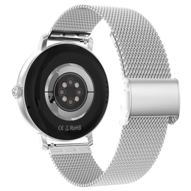 Arrière de DT NO.1 DTS Argent avec bracelet métallique - Montre intelligente