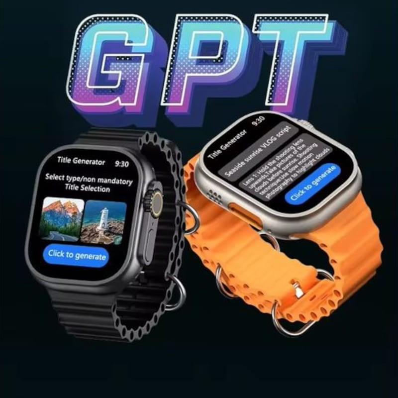 ChatGPT de DT NO.1 V9 Ultra 2 Naranja - Reloj inteligente