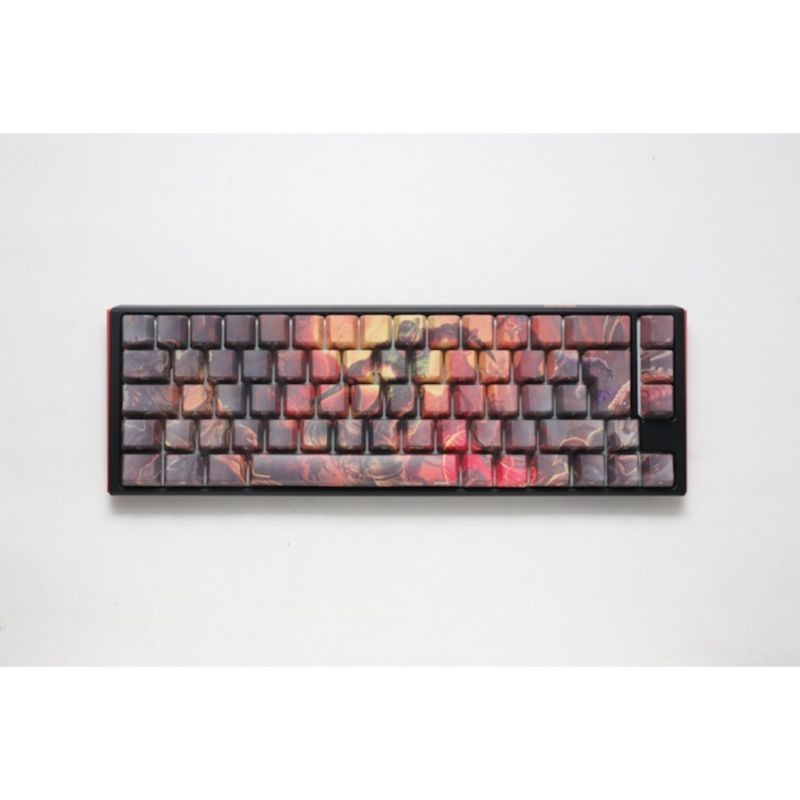 Vue plongeante du Clavier Ducky ONE 3 SF RGB x Édition Doom Limitée