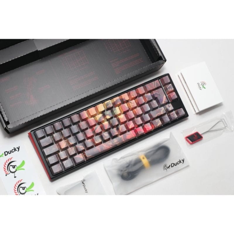 Clavier Ducky ONE 3 SF RGB x Édition Doom Limitée avec N-Key rollover et Anti-Ghosting