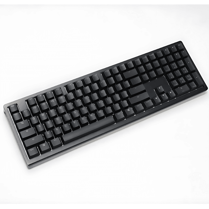 Perspectiva del Teclado Ducky Zero 6108 MX2A-Brown Plata