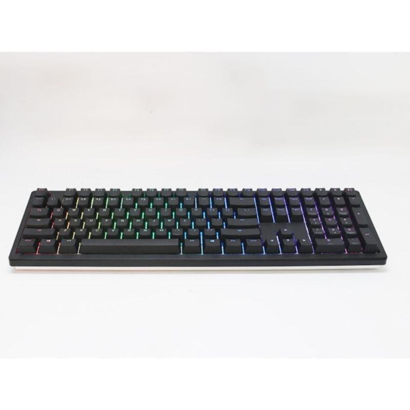 Vue frontale du Clavier Ducky Zero 6108 MX2A-Brown Rouge