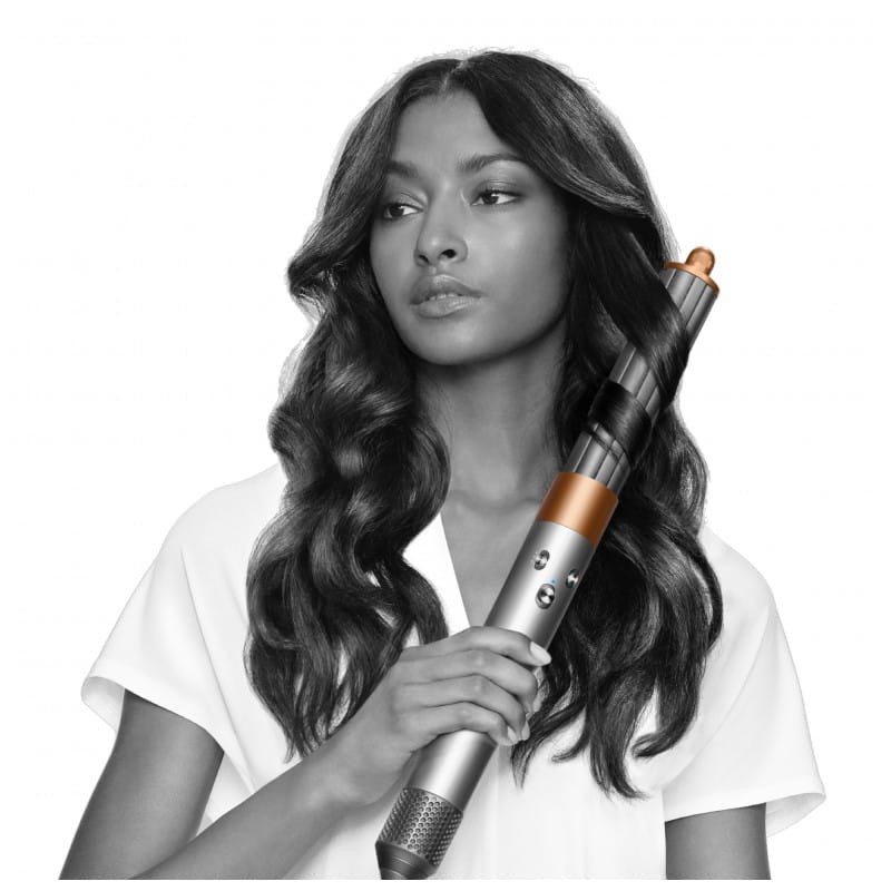 Dyson Airwrap Origin Cobre, Níquel -  Estilizador multifunción imagen ondulando