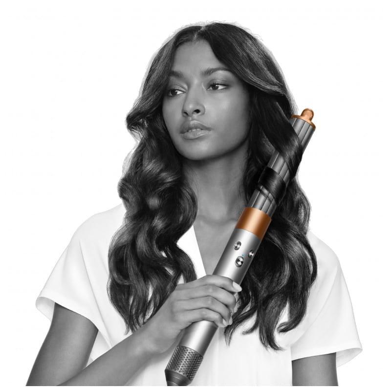 Dyson Airwrap Origin Cobre, Níquel -  Estilizador multifunción imagen ondulando