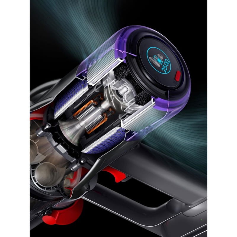 Dyson Digital Slim - Detalhe do monitor de aspirador sem fios