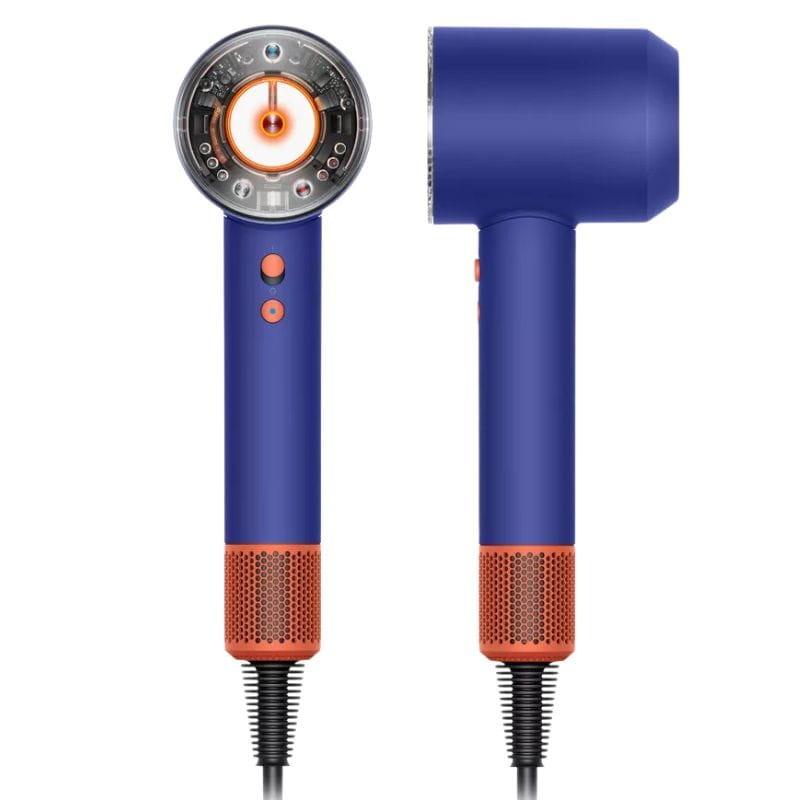 Dyson Supersonic Nural 1600 W Azul, Laranja - Secador de cabelo frontal e lateral