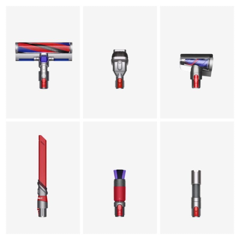 Accesorios de la aspiradora Dyson V12 Origin Níquel