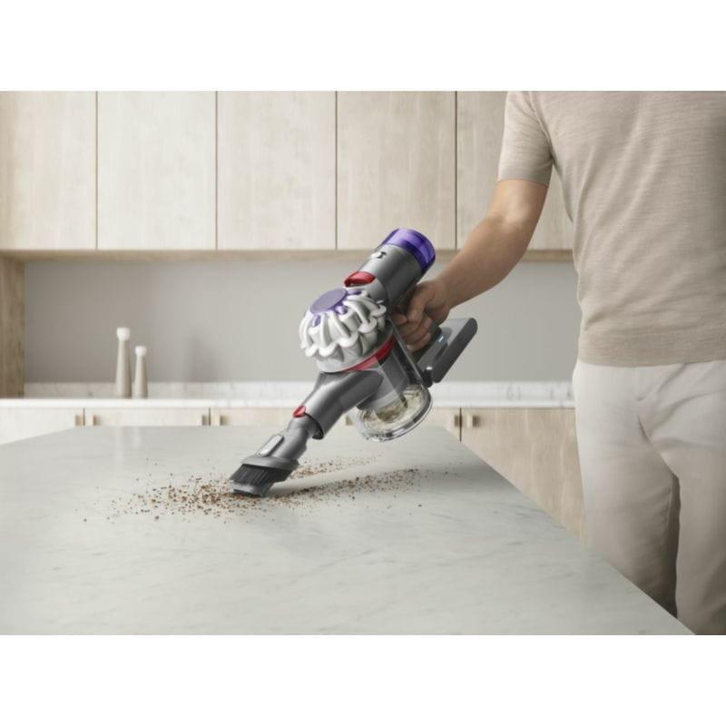 Aspiração com cerdas de nylon resistentes da Dyson V8 Advanced Níquel/Prata