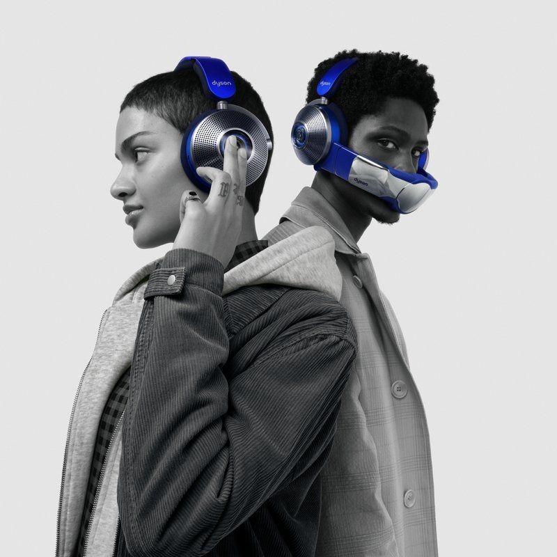 Gran calidad de Dyson Zone Absolute ANC Visera Azul Ultra/Azul Marino - Auriculares Bluetooth