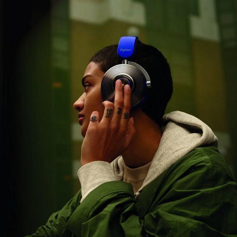 Potente Dyson Zone Absolute ANC Visera Azul Ultra/Azul Marino - Auriculares Bluetooth