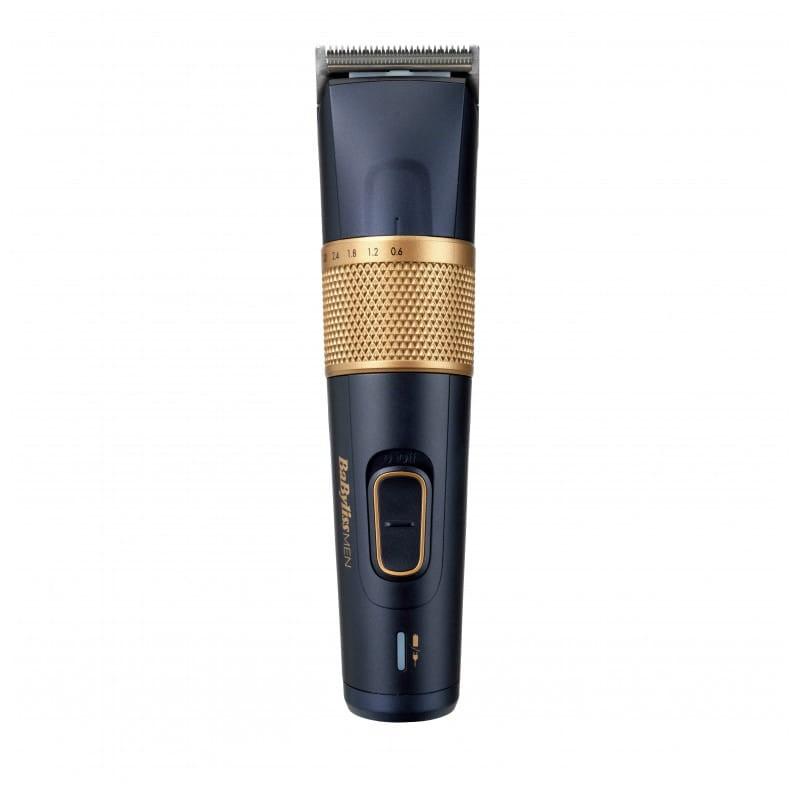 BaByliss Lithium Power E986E Carbon Titanium Blue / Gold - Tondeuse à cheveux sans fil image de face