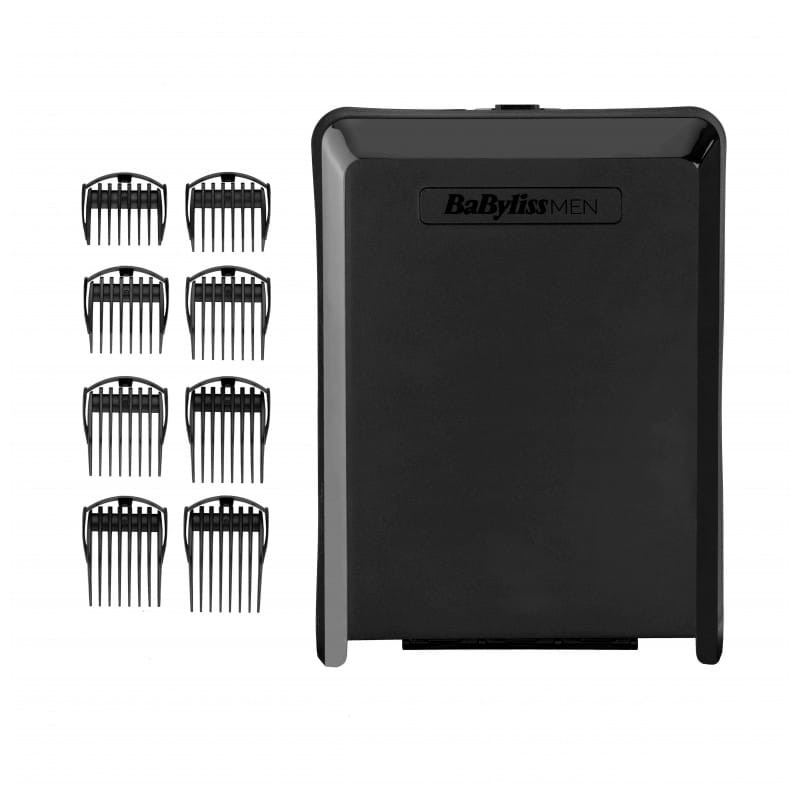 BaByliss Lithium Power E986E Carbon Titanium Blue / Gold - Tondeuses à cheveux sans fil image peignes