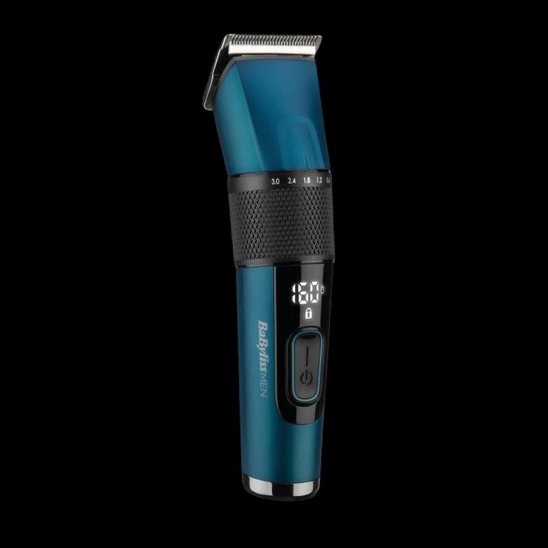 BaByliss Japanese Steel Digital E990E Bleu métallique - Tondeuse à cheveux sans fil