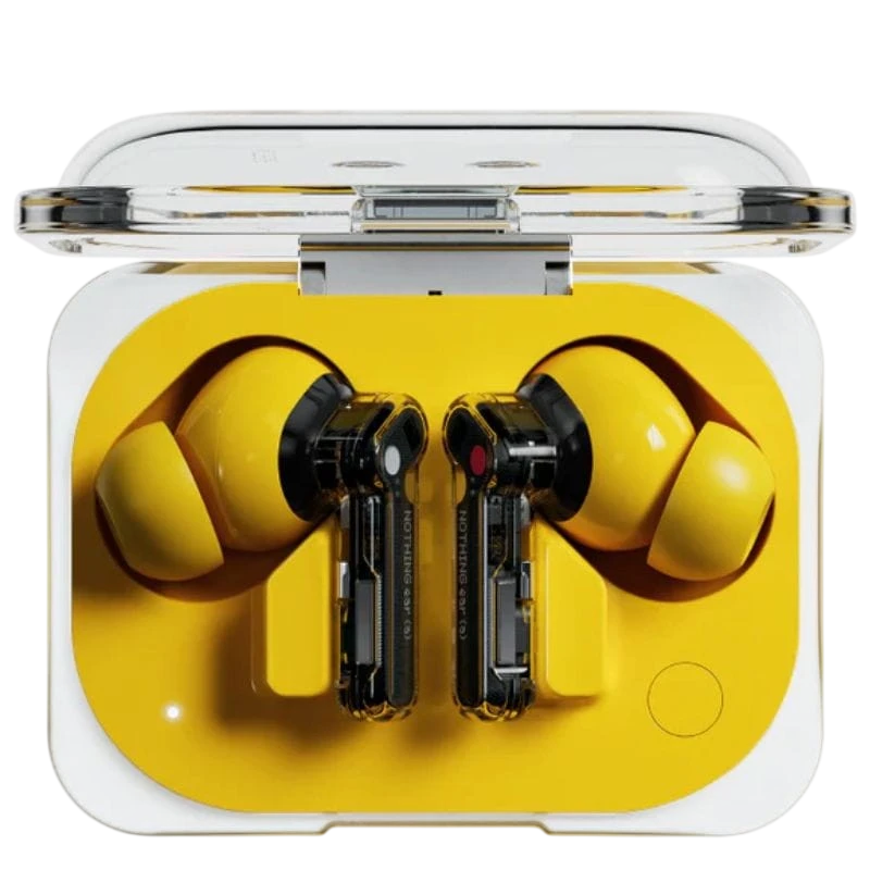 Nothing Ear (a) Yellow - Auriculares com cancelamento de ruído Bluetooth