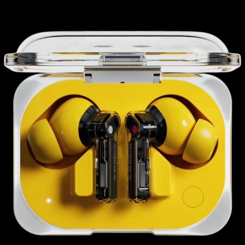 Nothing Ear (a) Yellow - Auriculares com cancelamento de ruído Bluetooth