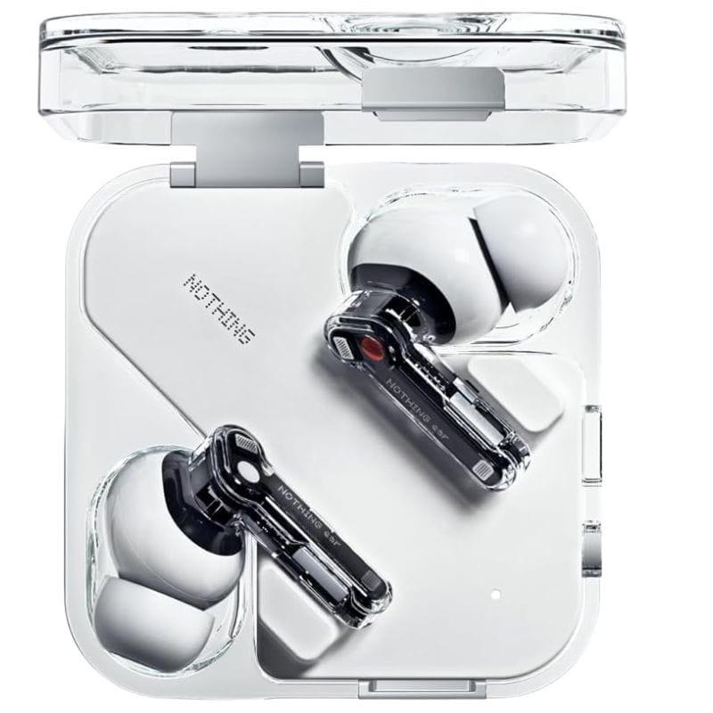 Nothing Ear White - Casque Bluetooth image du casque dans l'étui