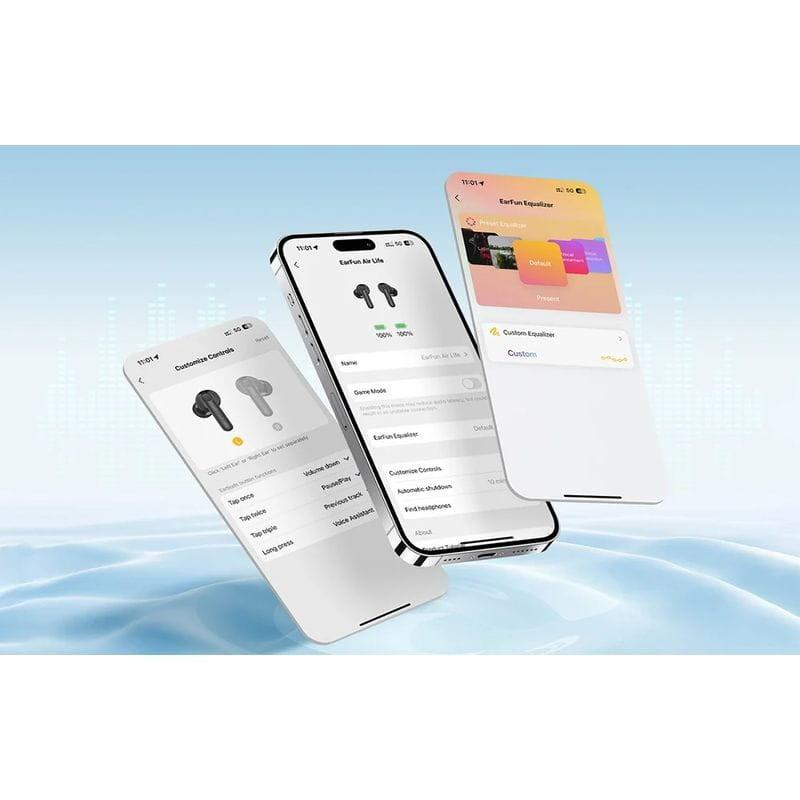 APP de EarFun Air Life TWS Noir - Ecouteurs Bluetooth