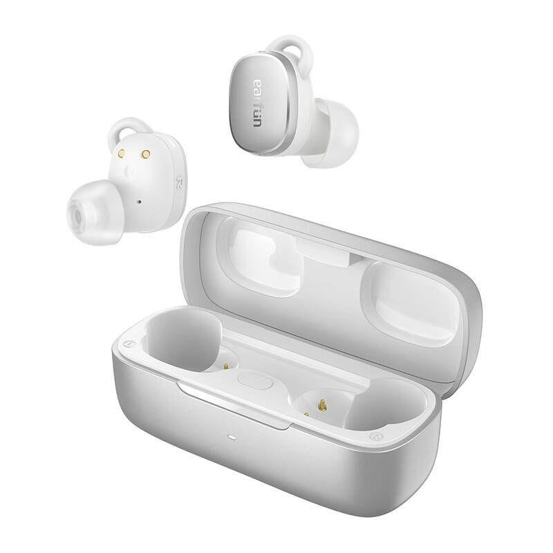 Earfun Free Pro 3 Blanco - Auriculares Bluetooth imagen fuera del estuche de carga