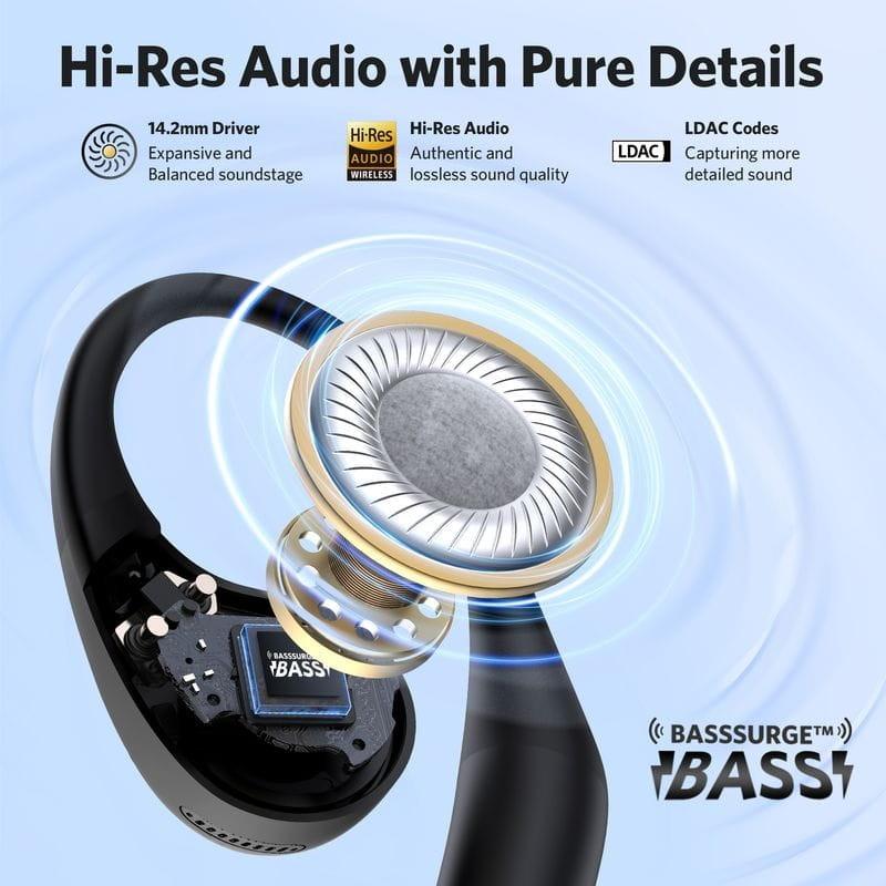 Driver de Earfun OpenJump TWS Noir - Casque d'écoute Bluetooth