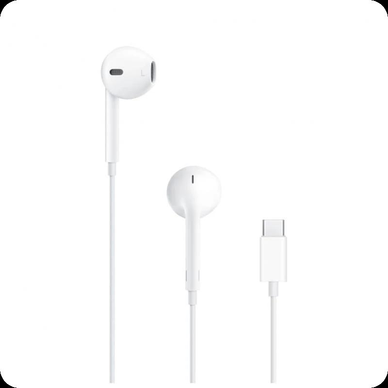 Apple EarPods USB-C Mando integrado Resistencia al agua Blanco - Auriculares