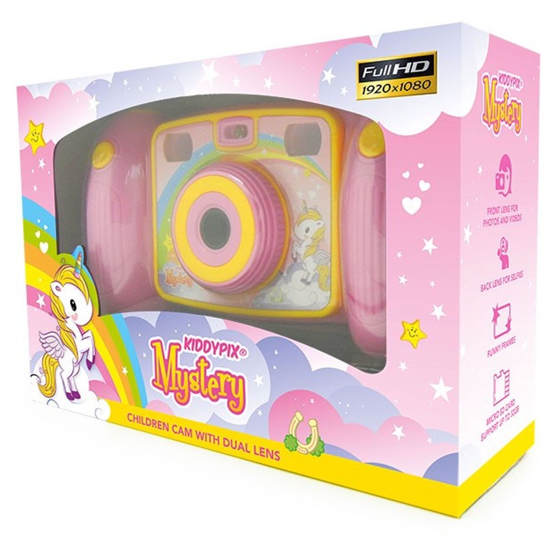 Easypix KiddyPix Mystery Rosa - Cámara para Niños - Caja del producto