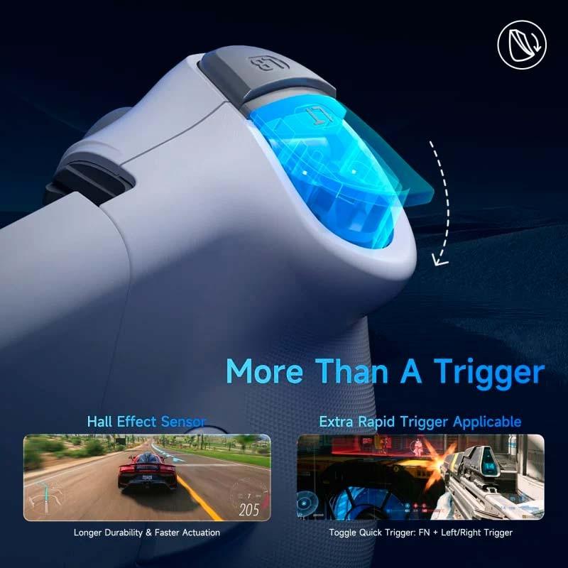 Gamepad EasySMX M15 - gatillos con sensor de Hall