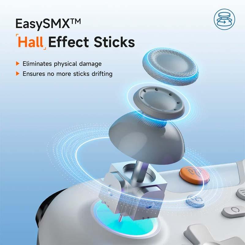EasySMX X05 Blanco - joysticks con sensor de Hall