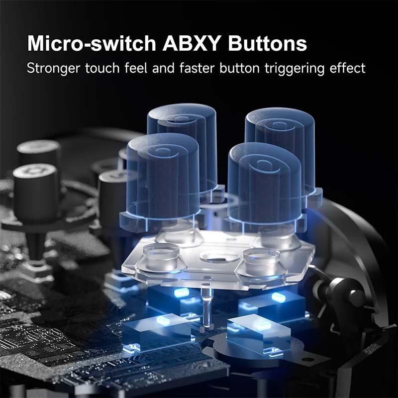 EasySMX X10 Argenté - boutons mécaniques