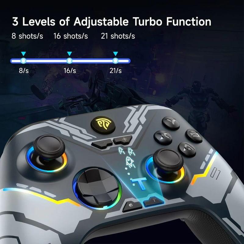 Vibration de EasySMX X15 Wukong - Manette pour PC, Nintendo Switch et Smartphone (Android et iOS)