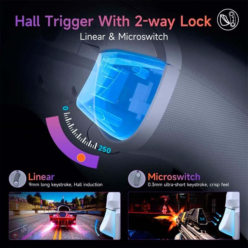 Gamepad EasySMX X20 - bloqueo de gatillos