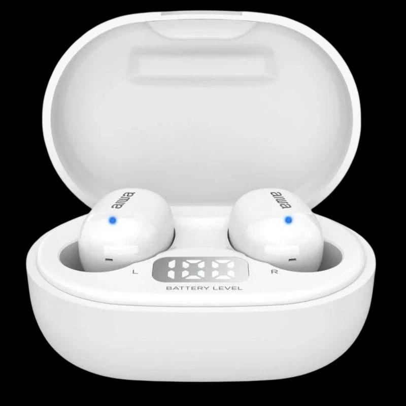 Aiwa EBTW-150 TWS Blanc - Ecouteurs Bluetooth