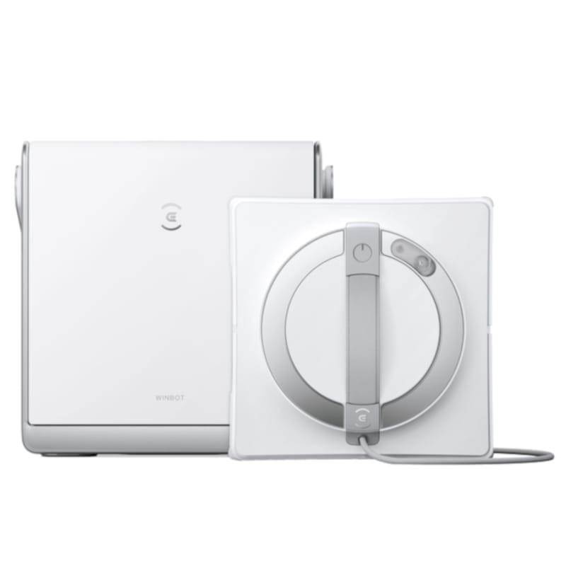 Ecovacs WINBOT W2 - Robot limpia cristales Vista frontal con caja de almacenamiento 