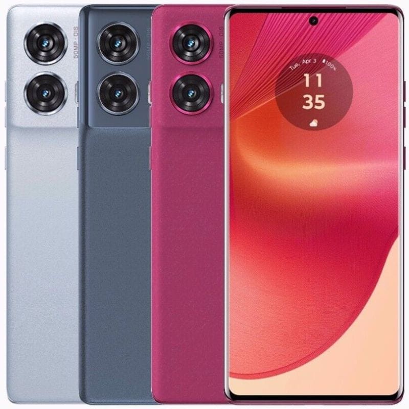 Motorola Edge 50 Fusion 5G 12 Go/256 Go Bleu guimauve - Téléphone portable coloré