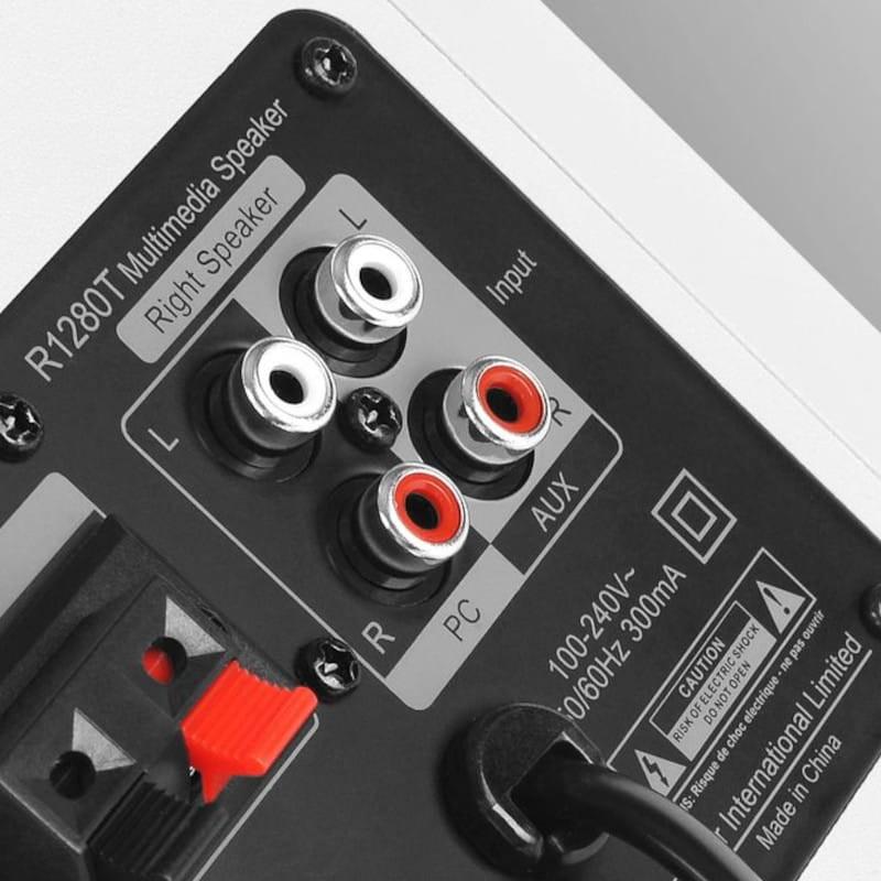 Traseira de Edifier R1280T 21W Branco - Colunas 2.0