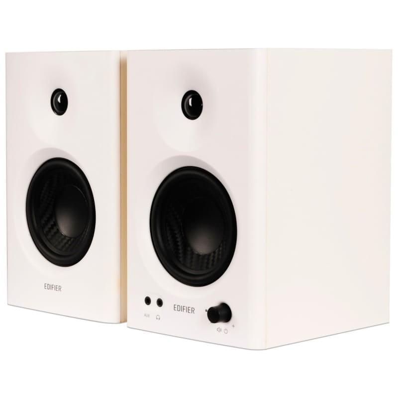 Edifier MR4 21W Blanco - Altavoces activos monitores de estudio Vista lateral derecha