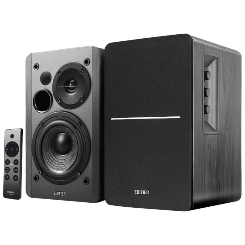 Edifier R1280DBs 42W Bluetooth Negro - Sistema de altavoces activos Vista Frontal con mando a distancia