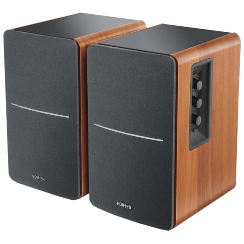 Edifier R1280Ts 42W Gris, Madera - Sistema de altavoces activos Vista Lateral