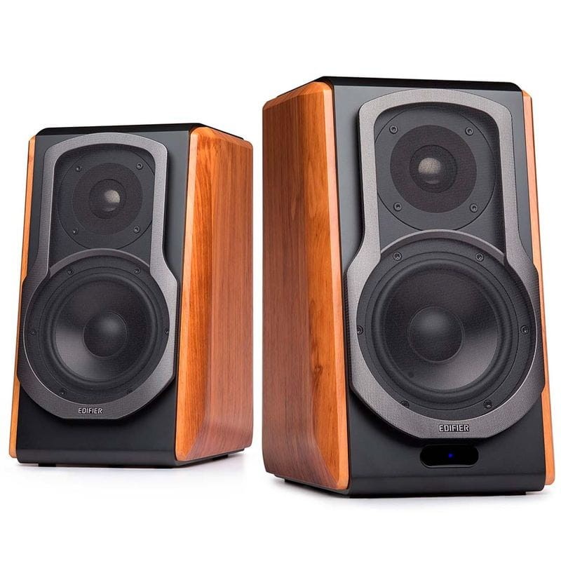 Puissant de Edifier S1000 MKII 120W 2.0 Bois - Haut-parleurs Bluetooth