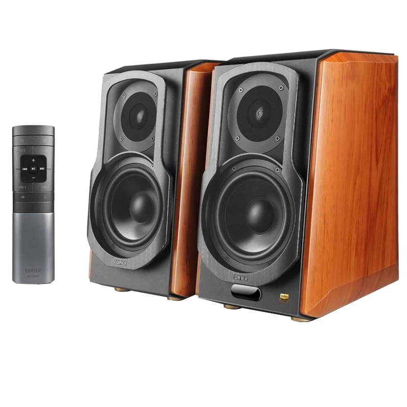 Edifier S1000W 120W WiFi/Bluetooth Negro, Madera - Sistema de altavoces activos